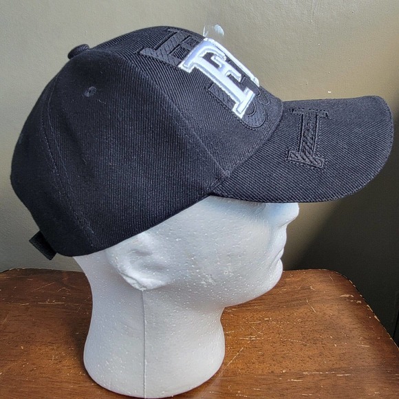 FBI Washington DC Black Hat Cap Strapback Adjustable City Hunter OSFM - Picture 7 of 12